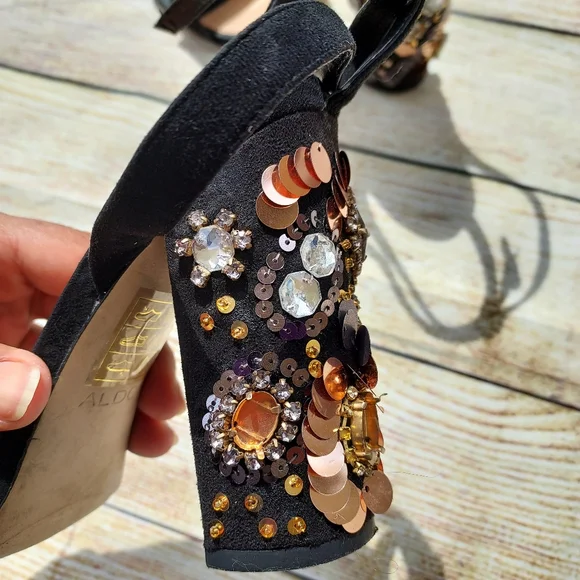 Aldo LUCIAA-98 Jewel Embellished Sandals - Picture 3 of 5